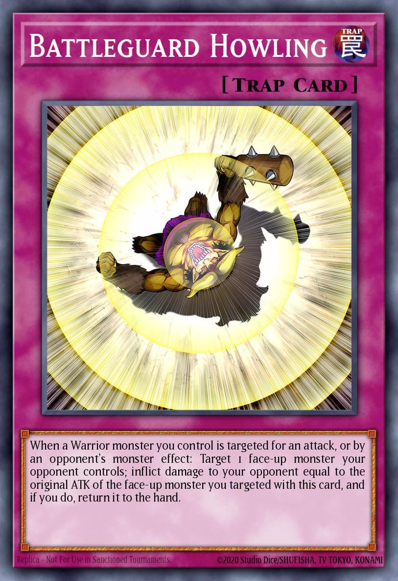 Battleguard Howling HERO Strike Structure Deck card