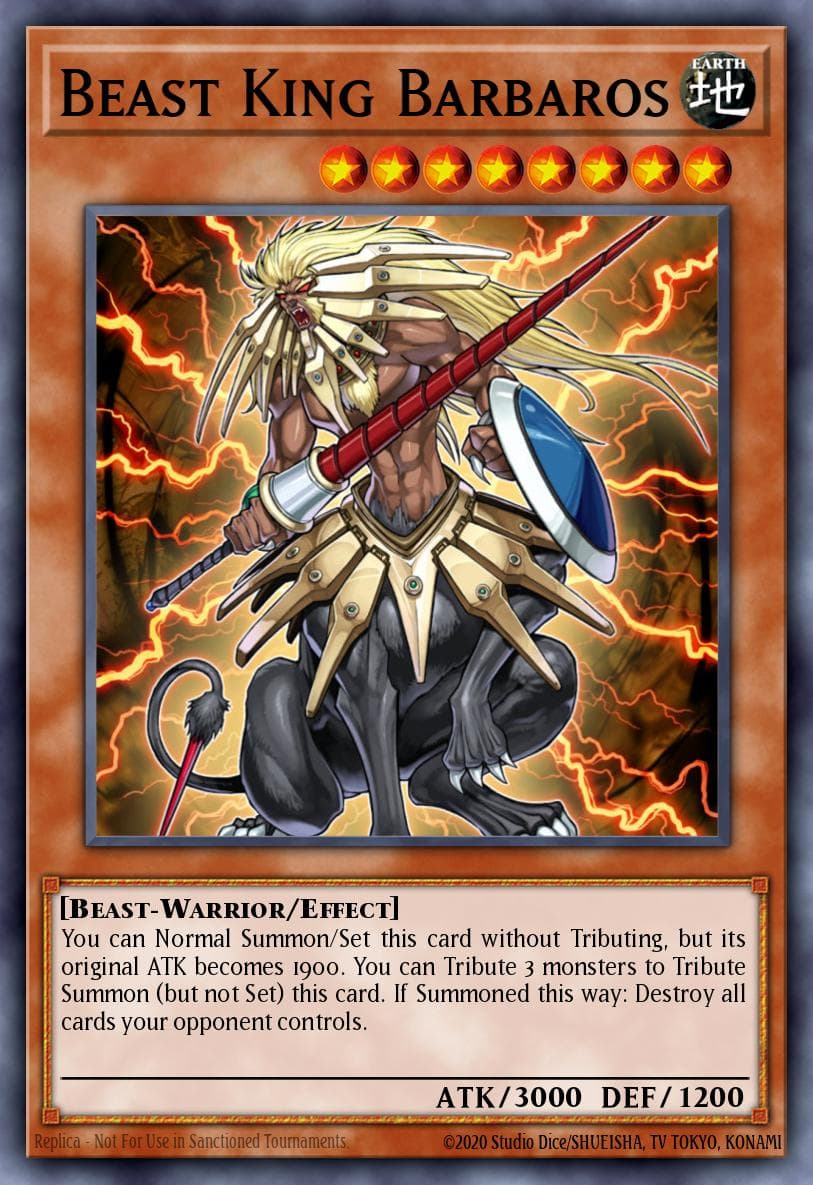 Beast King Barbaros Collectible Tins 2011 Wave 2 card