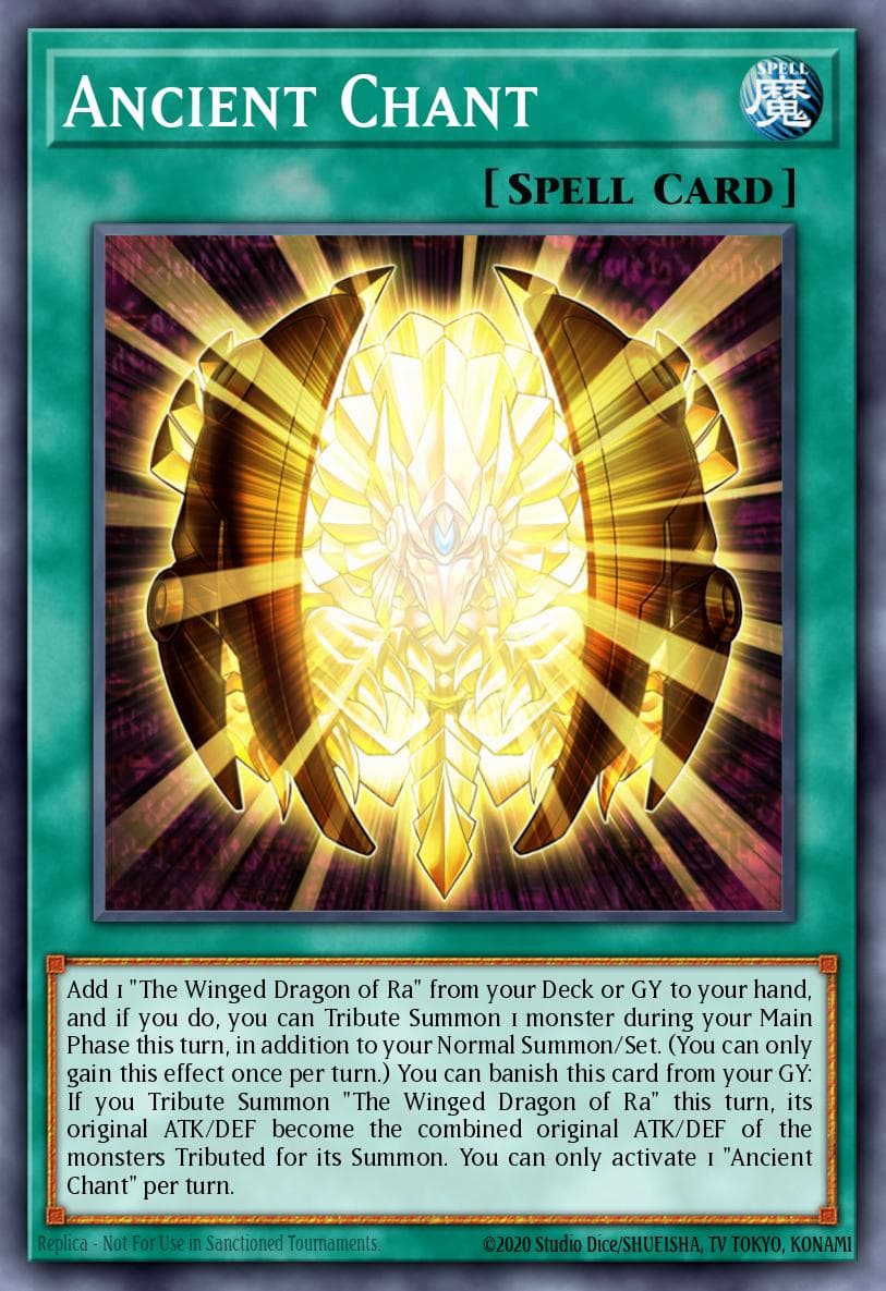 Ancient Chant Legendary Duelists: Rage of Ra card