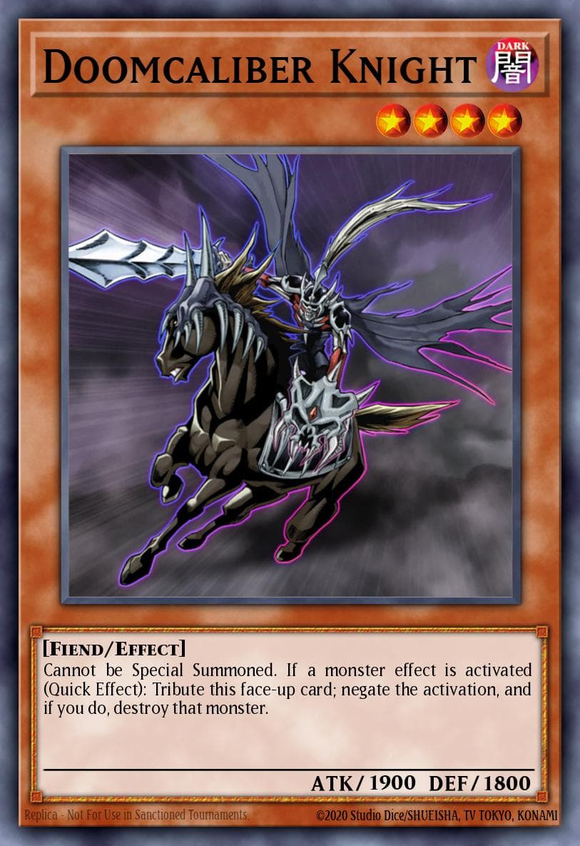 Doomcaliber Knight Legendary Duelists: Immortal Destiny card