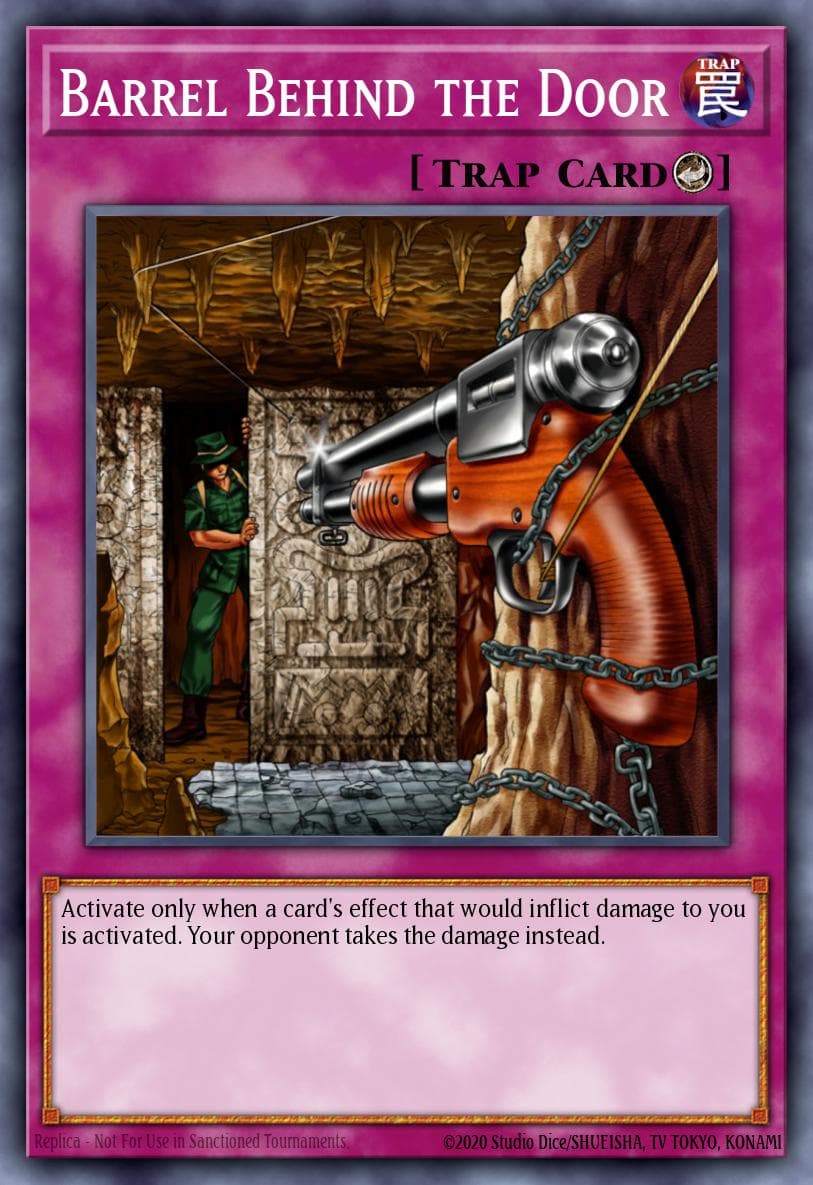 Barrel Behind the Door Pharaonic Guardian card