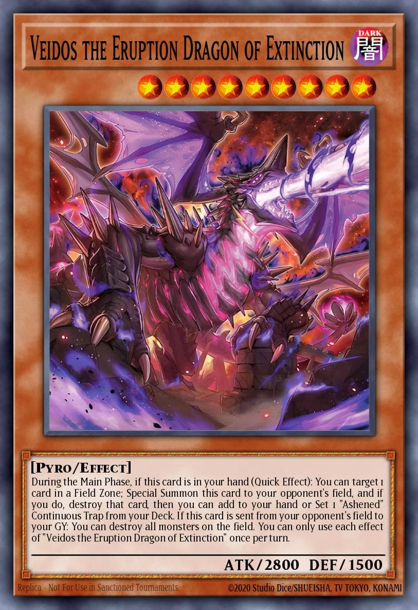 Veidos the Eruption Dragon of Extinction 2025 Mega-Pack Tin card