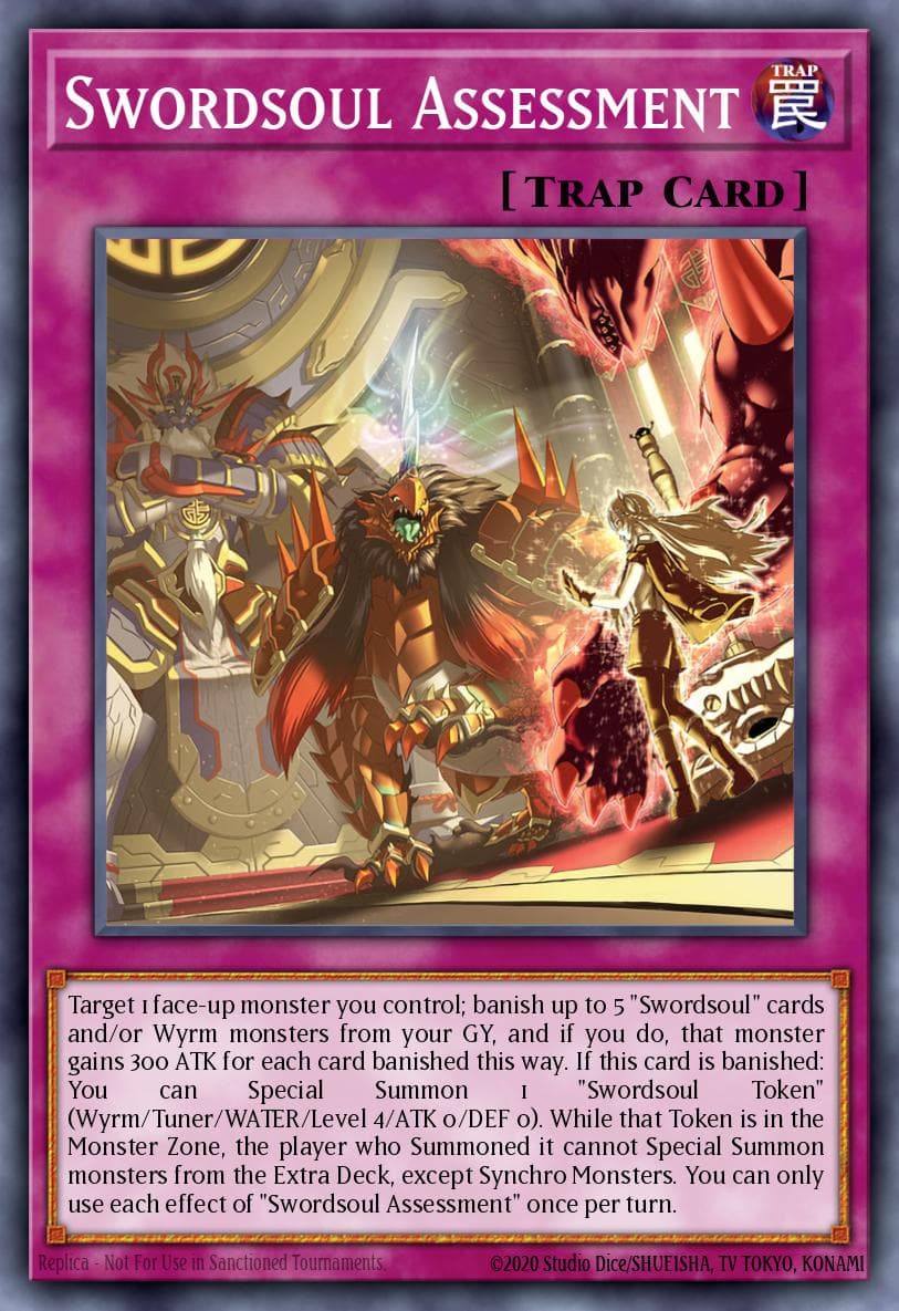 Swordsoul Assessment Burst of Destiny card