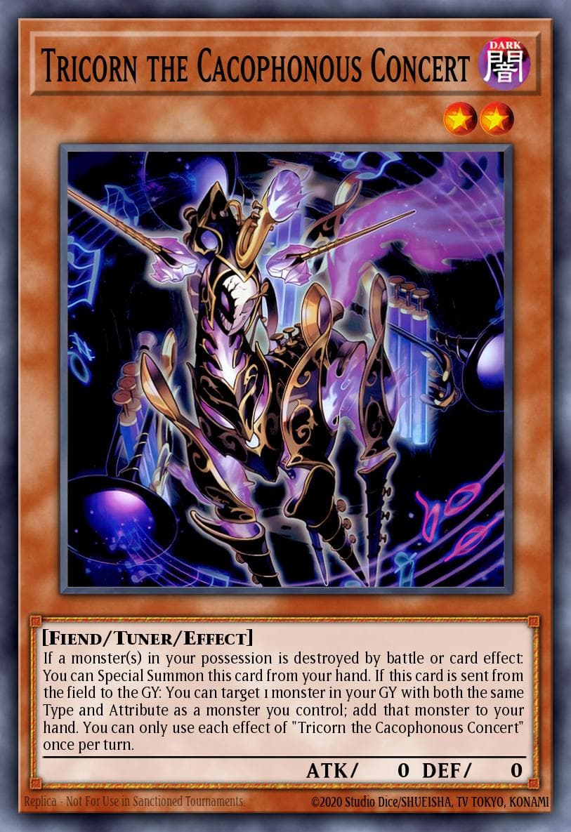 Tricorn the Cacophonous Concert 2025 Mega-Pack Tin card