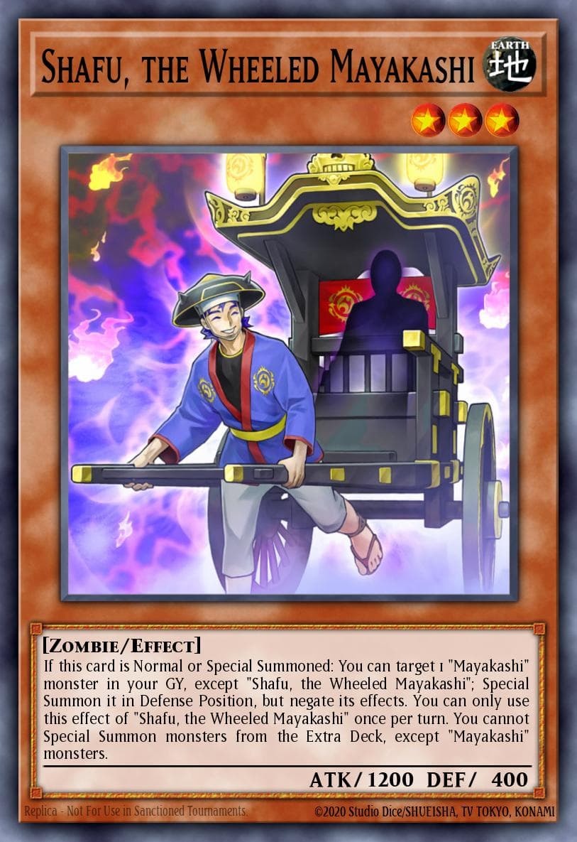 Shafu, the Wheeled Mayakashi Hidden Summoners card
