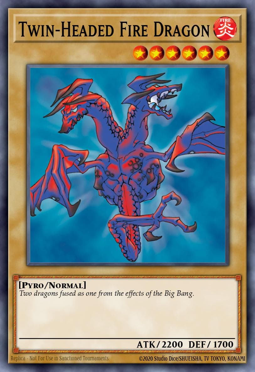 Twin-Headed Fire Dragon Pharaoh's Servant card