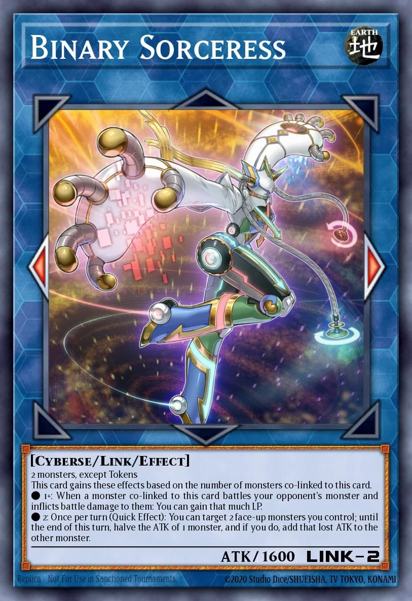Binary Sorceress Structure Deck: Cyberse Link card