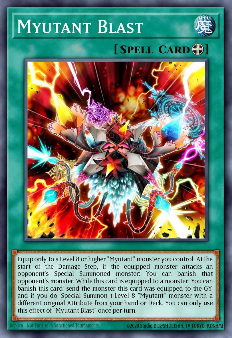 Myutant Blast Phantom Rage Premiere! promotional card card
