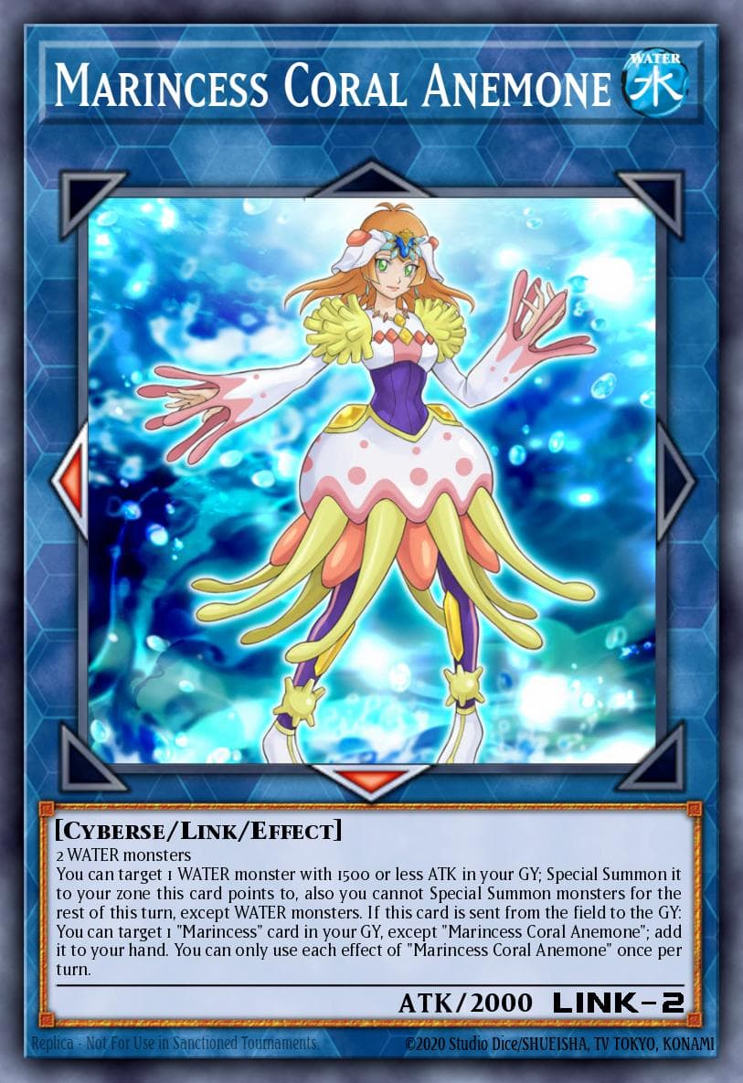 Marincess Coral Anemone Legendary Duelists: Duels From the Deep card