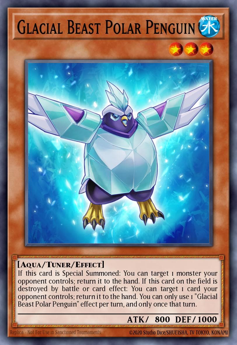 Glacial Beast Polar Penguin Battles of Legend: Armageddon card