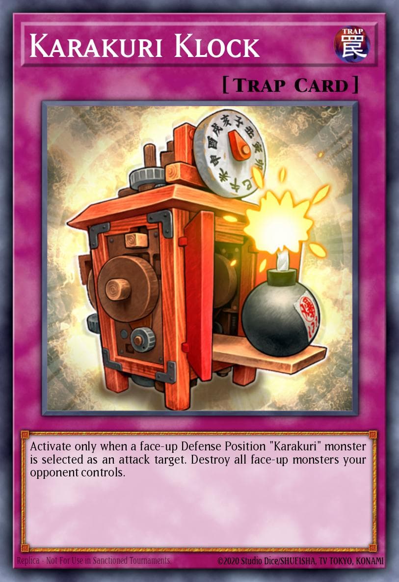 Karakuri Klock Starstrike Blast Sneak Peek Participation Card card