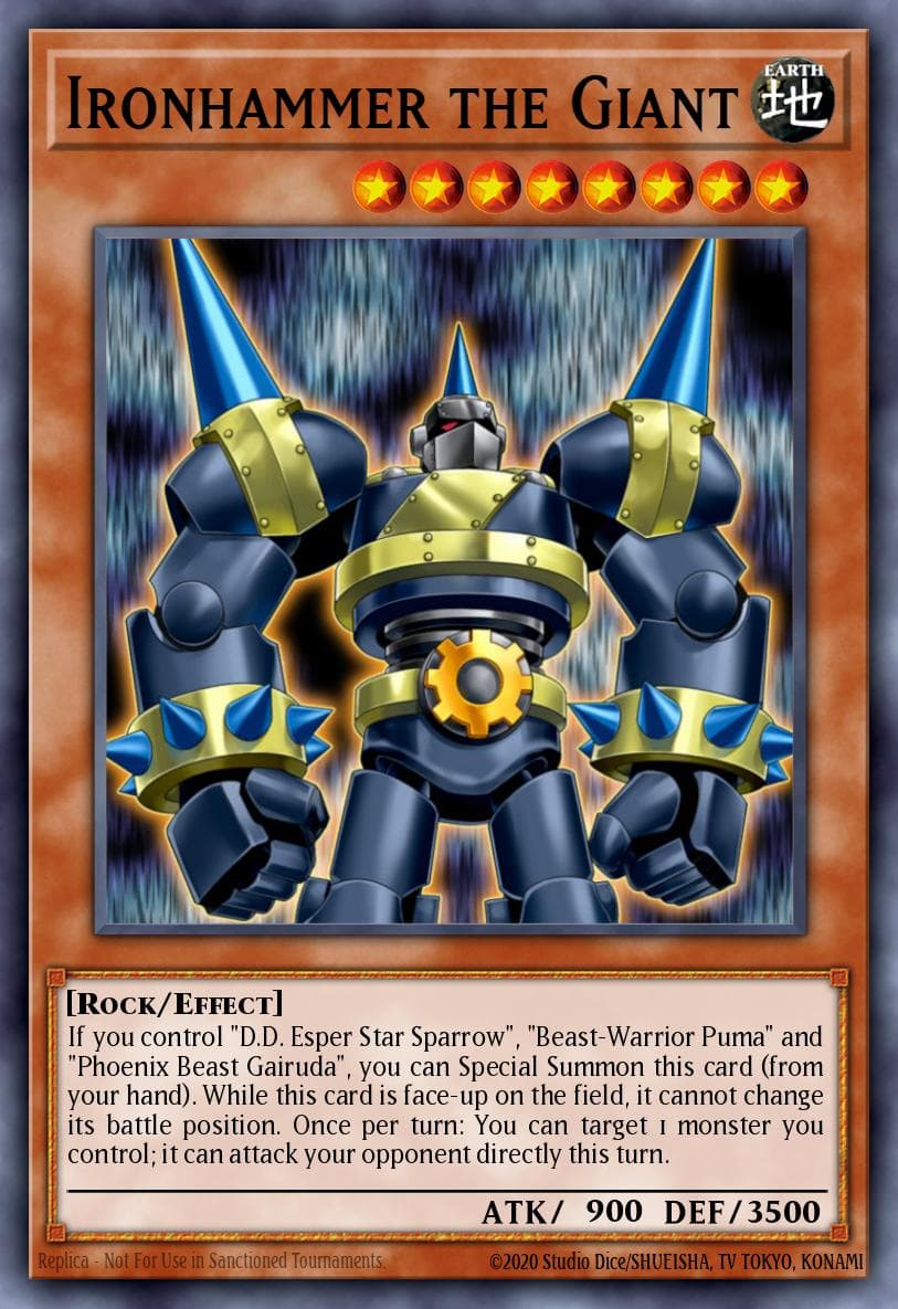 Ironhammer the Giant Duel Terminal 7b card