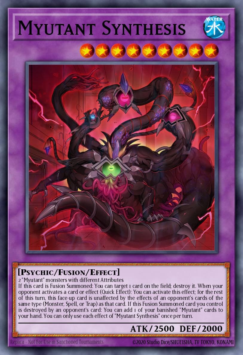 Myutant Synthesis Phantom Rage Premiere! promotional card card