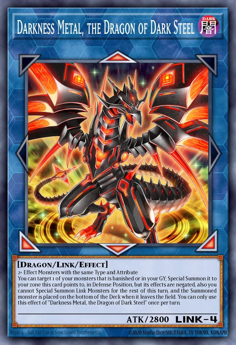 Darkness Metal, the Dragon of Dark Steel Battles of Legend: Chapter 1 card