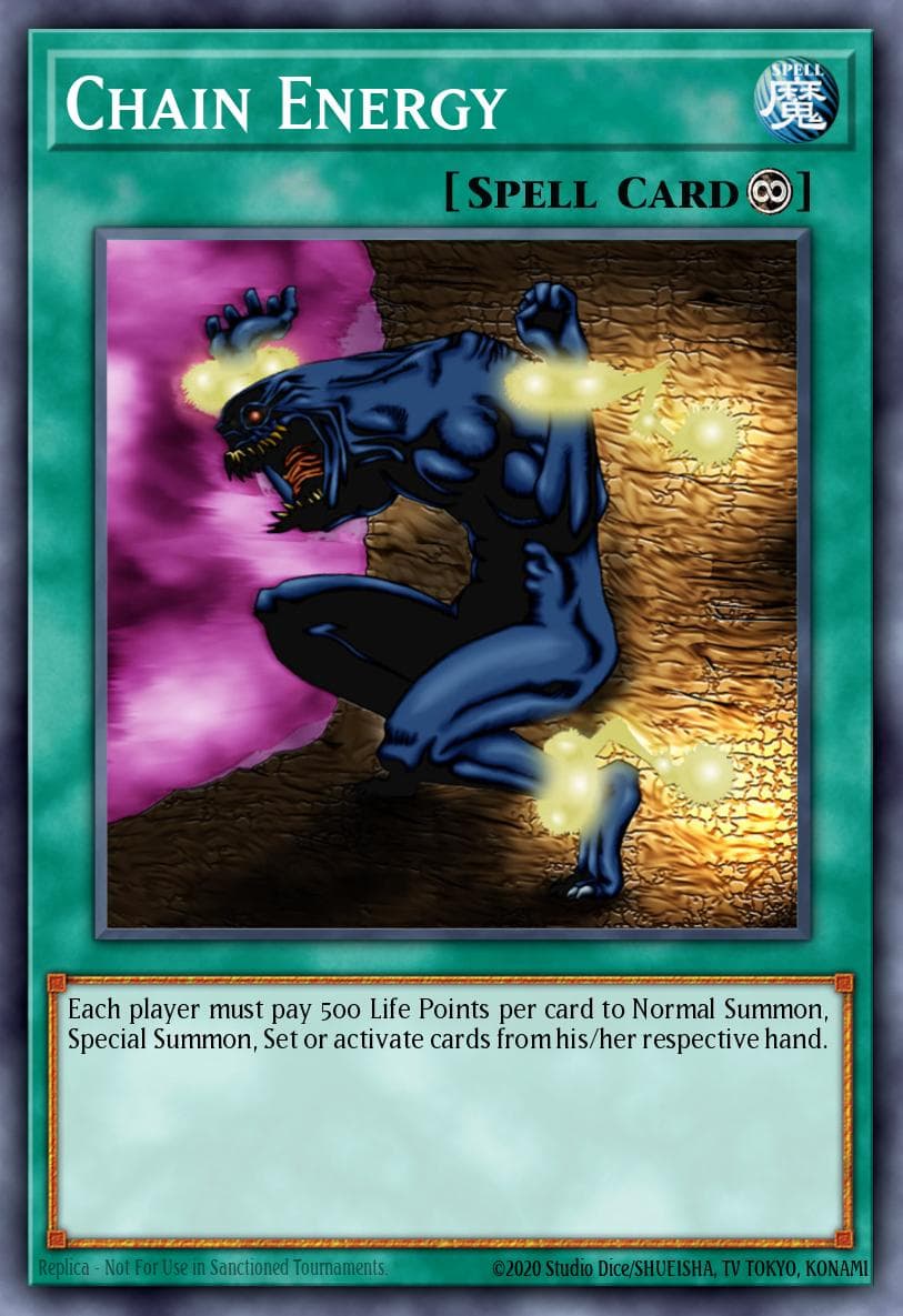 Chain Energy Spell Ruler card