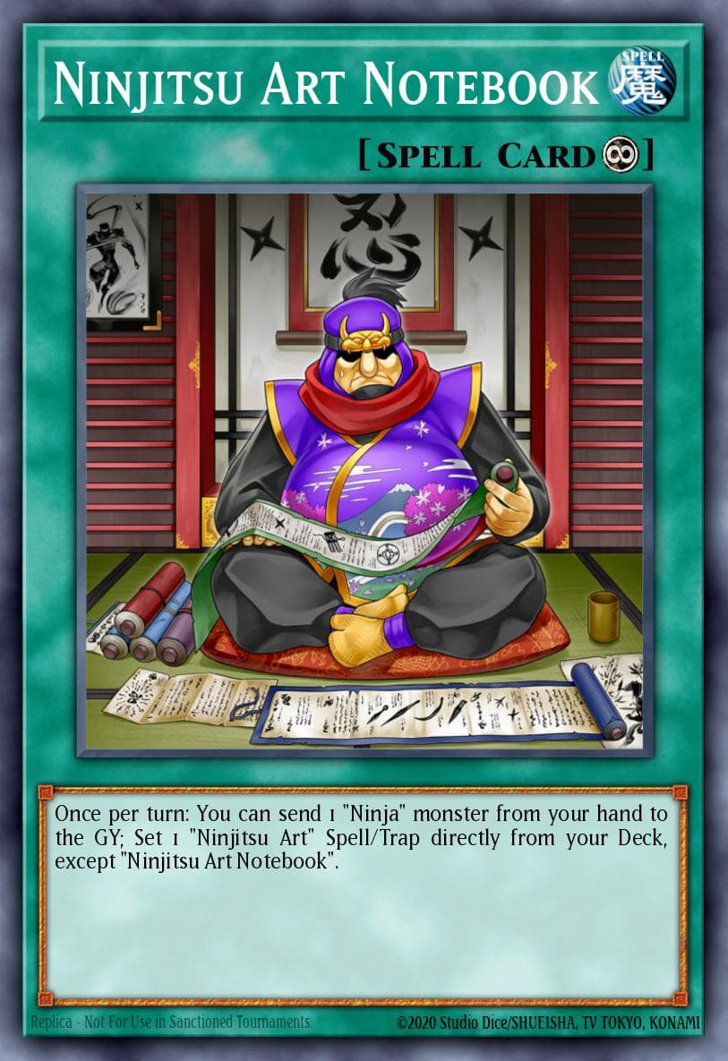 Ninjitsu Art Notebook OTS Tournament Pack 8 (POR) card
