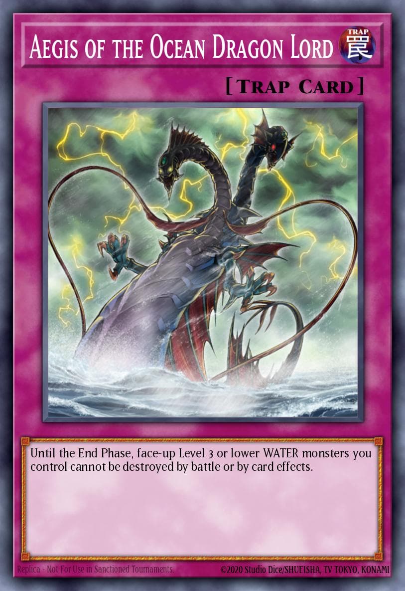 Aegis of the Ocean Dragon Lord Ancient Prophecy: Special Edition card