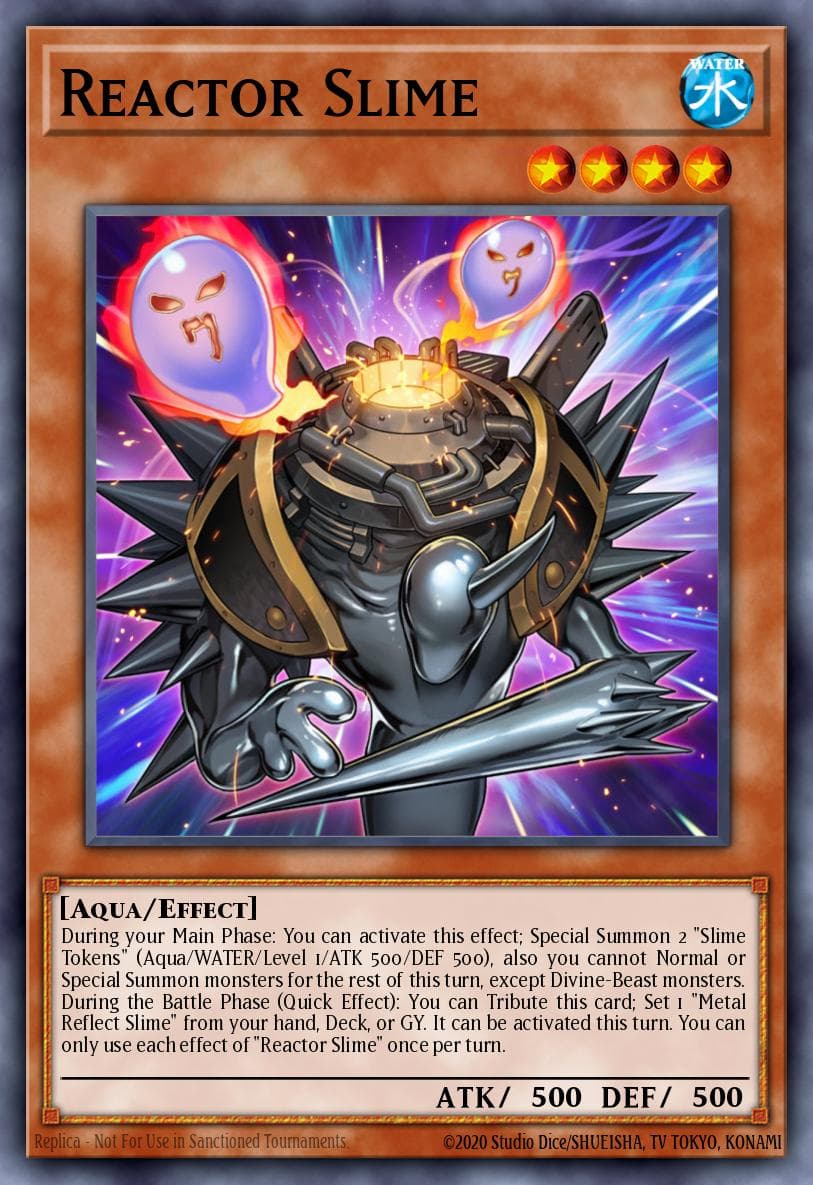 Reactor Slime Legendary Duelists: Rage of Ra card