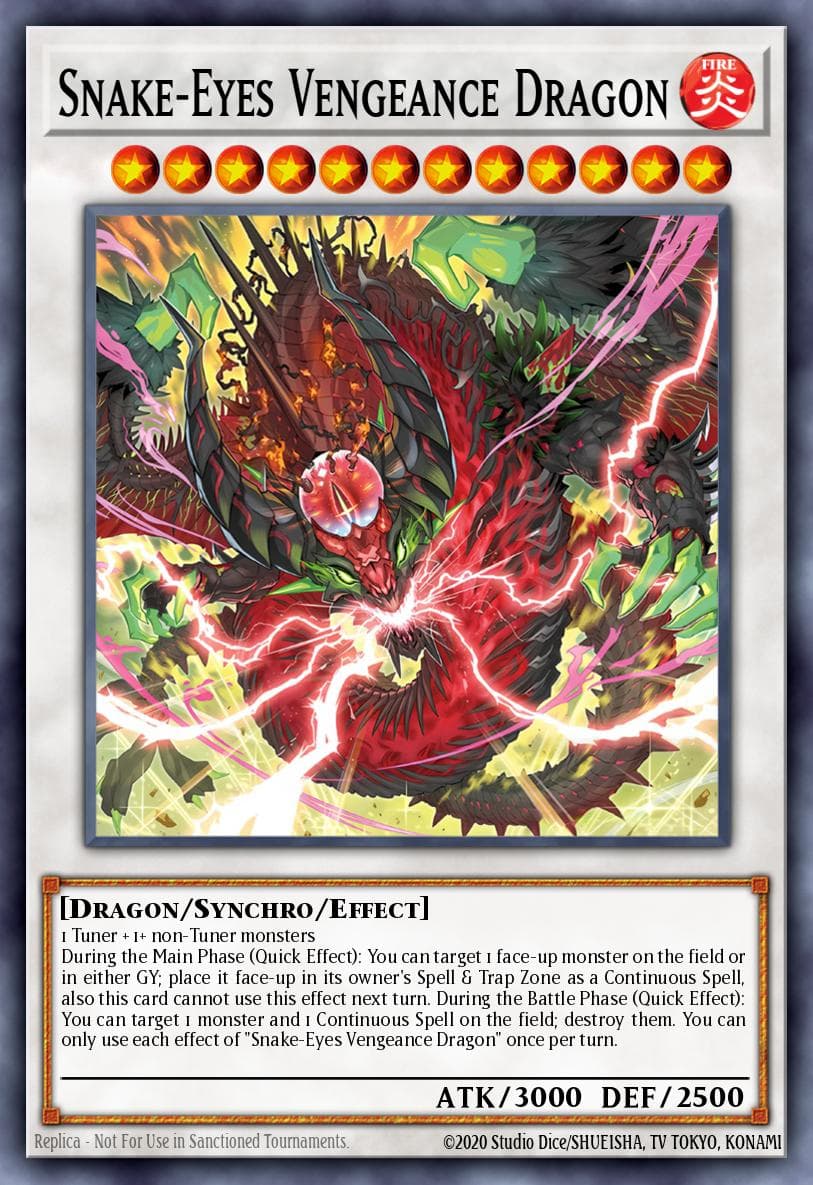 Snake-Eyes Vengeance Dragon Alliance Insight card