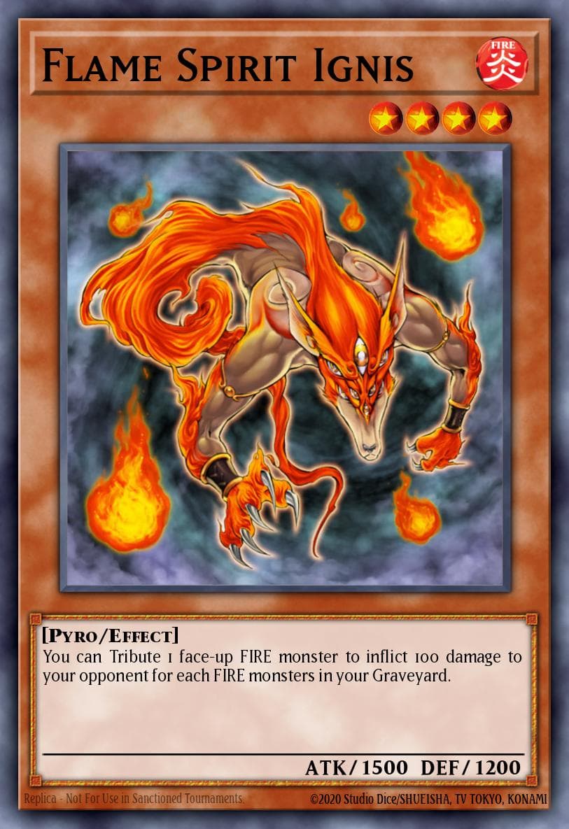 Flame Spirit Ignis Light of Destruction: Special Edition card