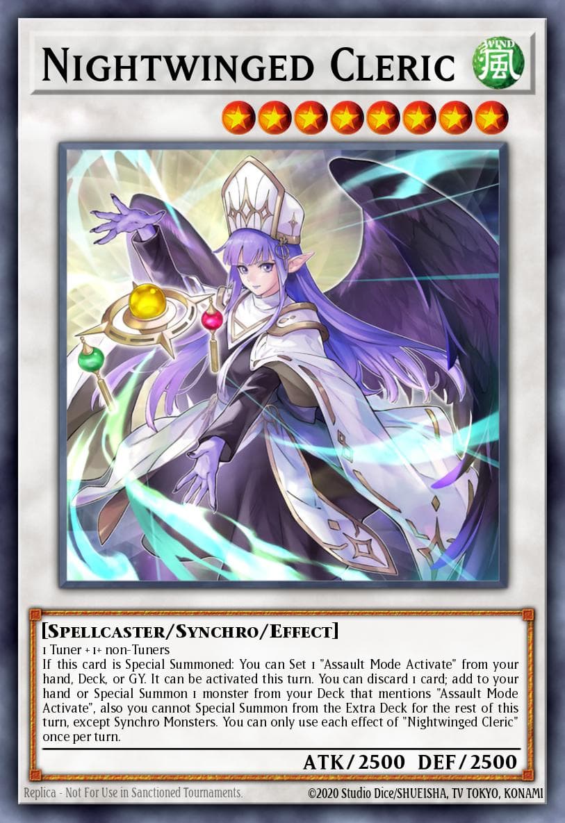 Nightwinged Cleric Burst Protocol card