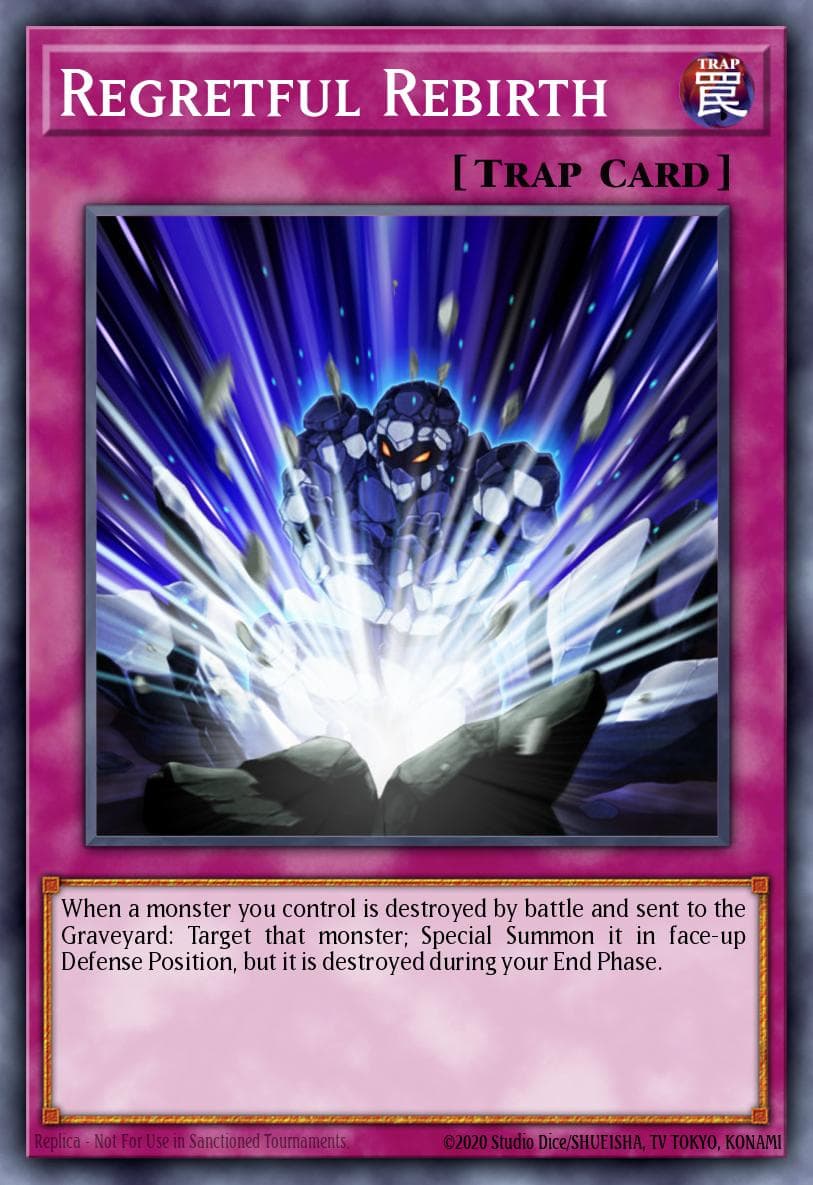 Regretful Rebirth Yu-Gi-Oh! 5D's Tag Force 4 promotional cards card