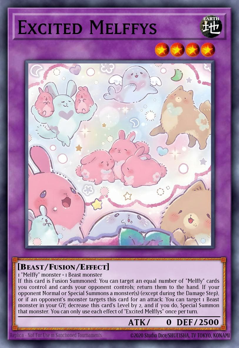 怦然期待的梅尔菲们 游戏王 card