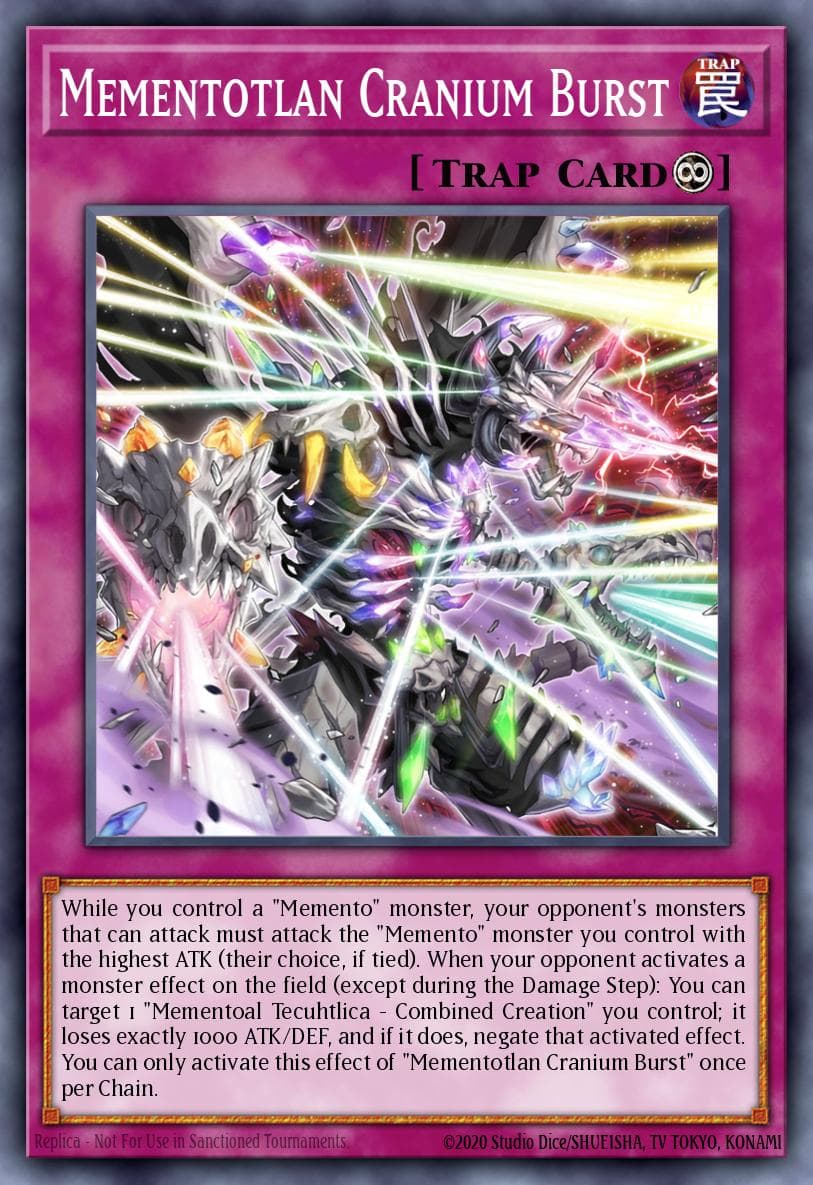 Mementotlan Cranium Burst Valiant Smashers card