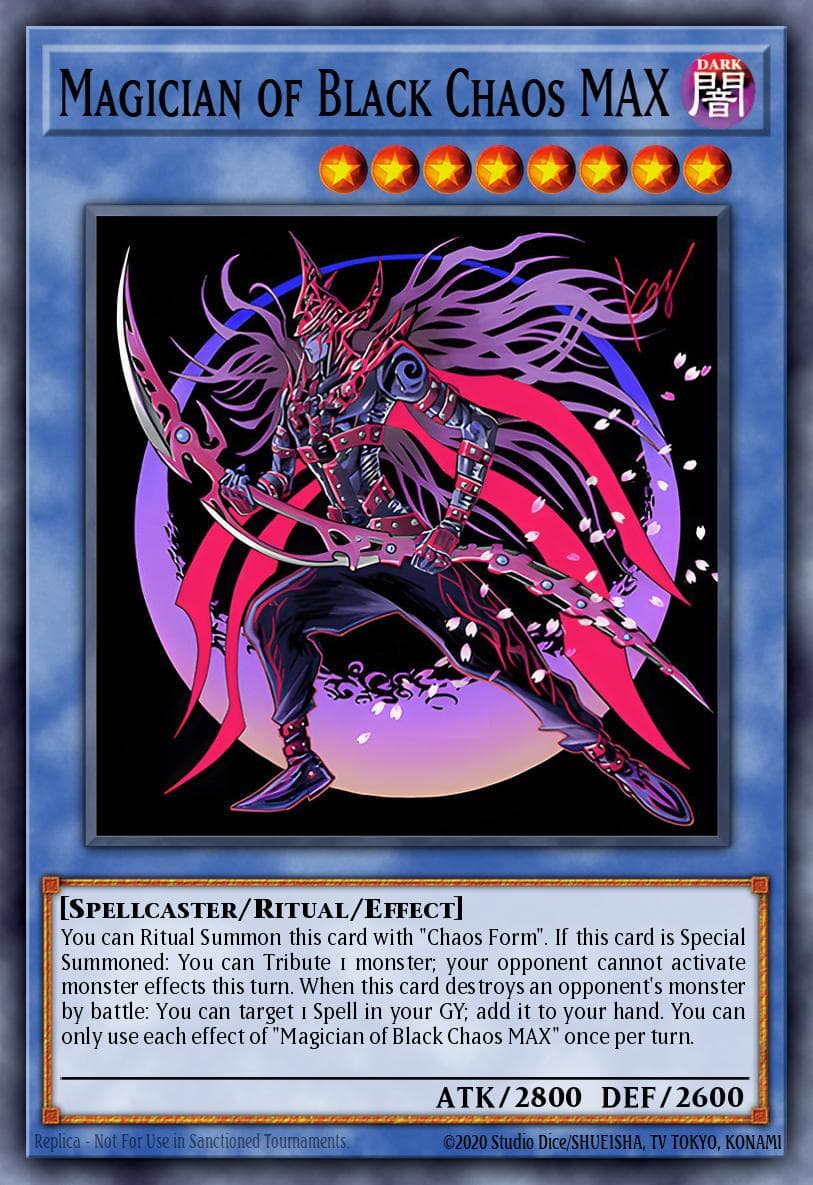 Magician of Black Chaos MAX 2019 Gold Sarcophagus Tin card