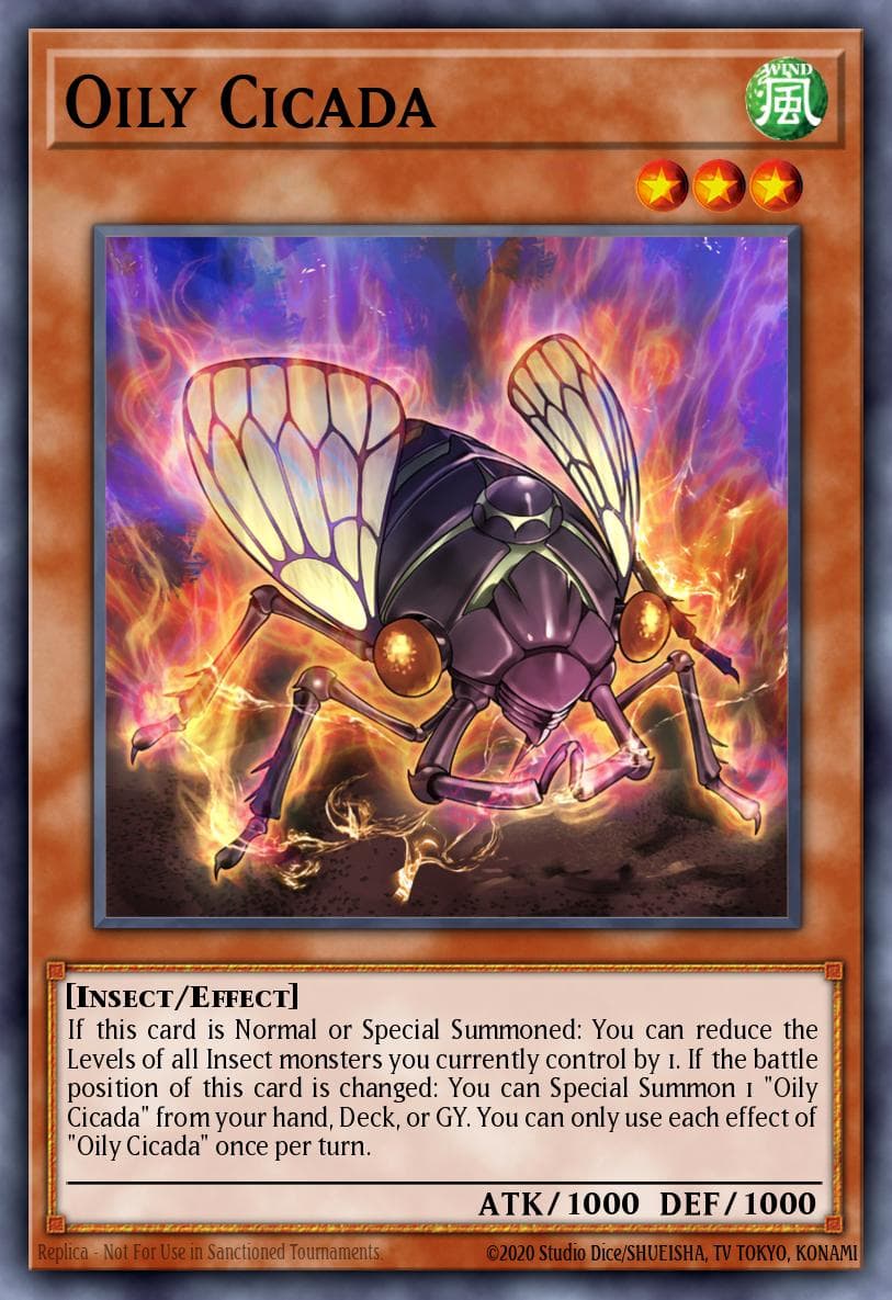 Oily Cicada Battles of Legend: Crystal Revenge card