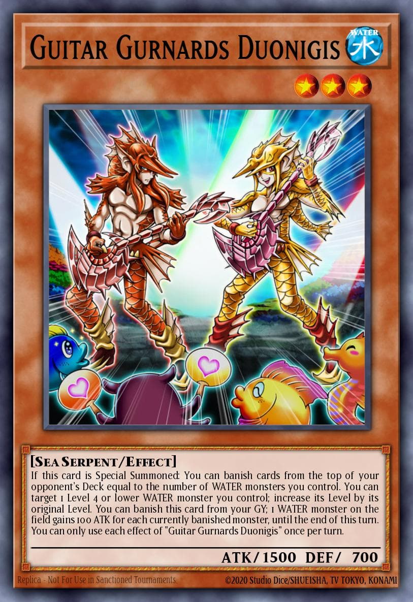 Guitar Gurnards Duonigis 2022 Tin of the Pharaoh's Gods card