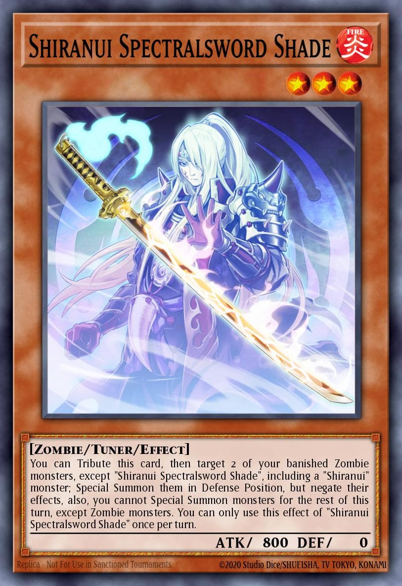 Shiranui Spectralsword Shade Savage Strike Special Edition card