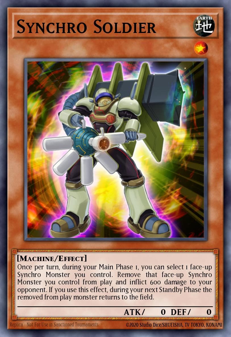 Synchro Soldier Starstrike Blast Sneak Peek Participation Card card