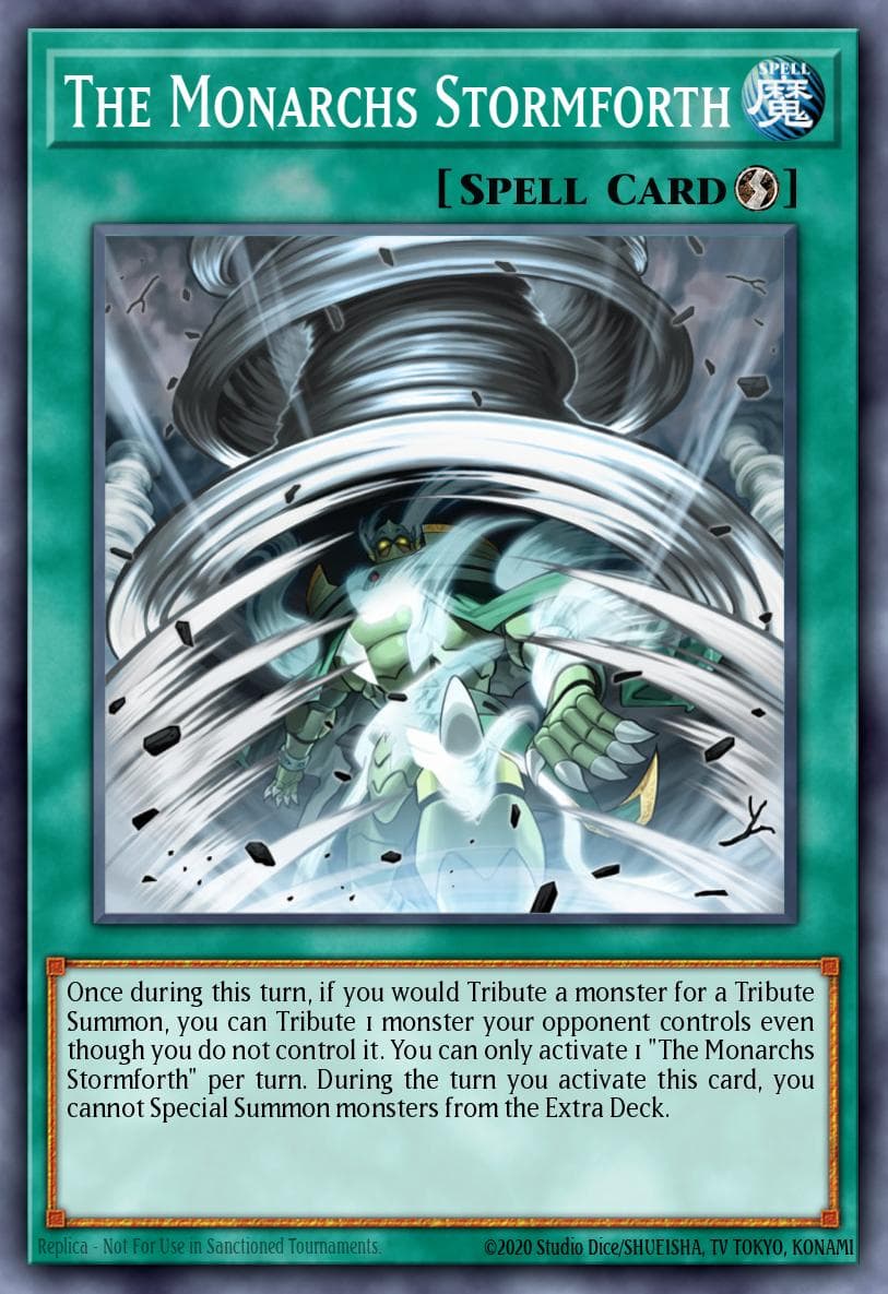 The Monarchs Stormforth Emperor of Darkness Structure Deck card
