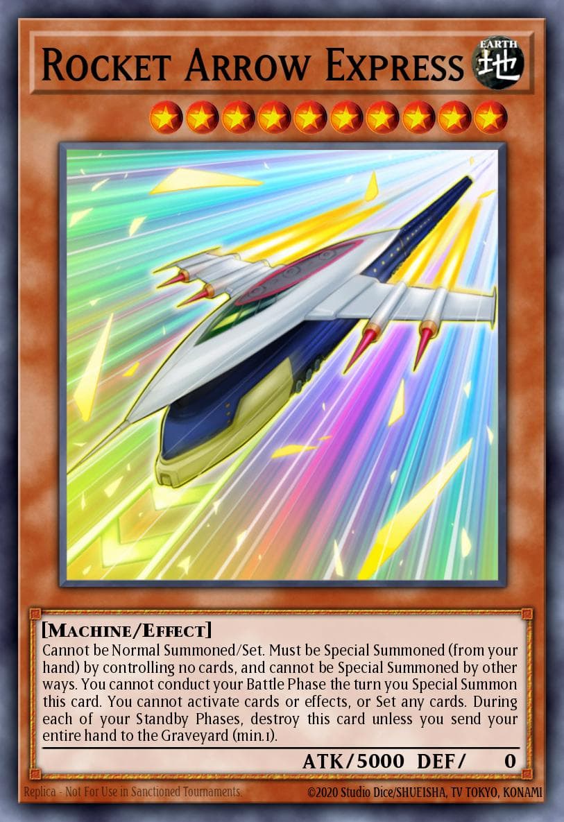 Rocket Arrow Express Number Hunters card