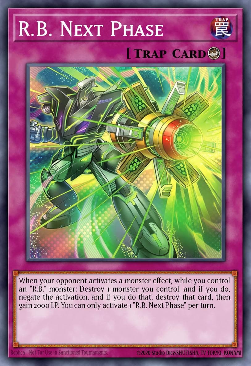 R.B. Next Phase Doom of Dimensions card