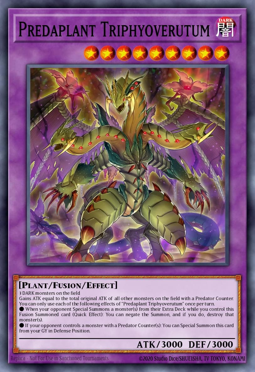 Predaplant Triphyoverutum Legendary Duelists: Immortal Destiny card