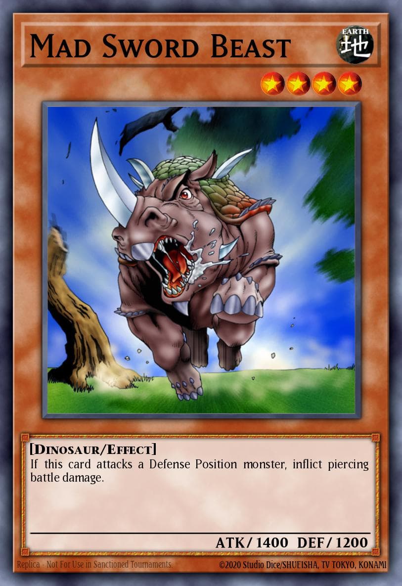 Mad Sword Beast Structure Deck: Dinosaur's Rage Special Set card