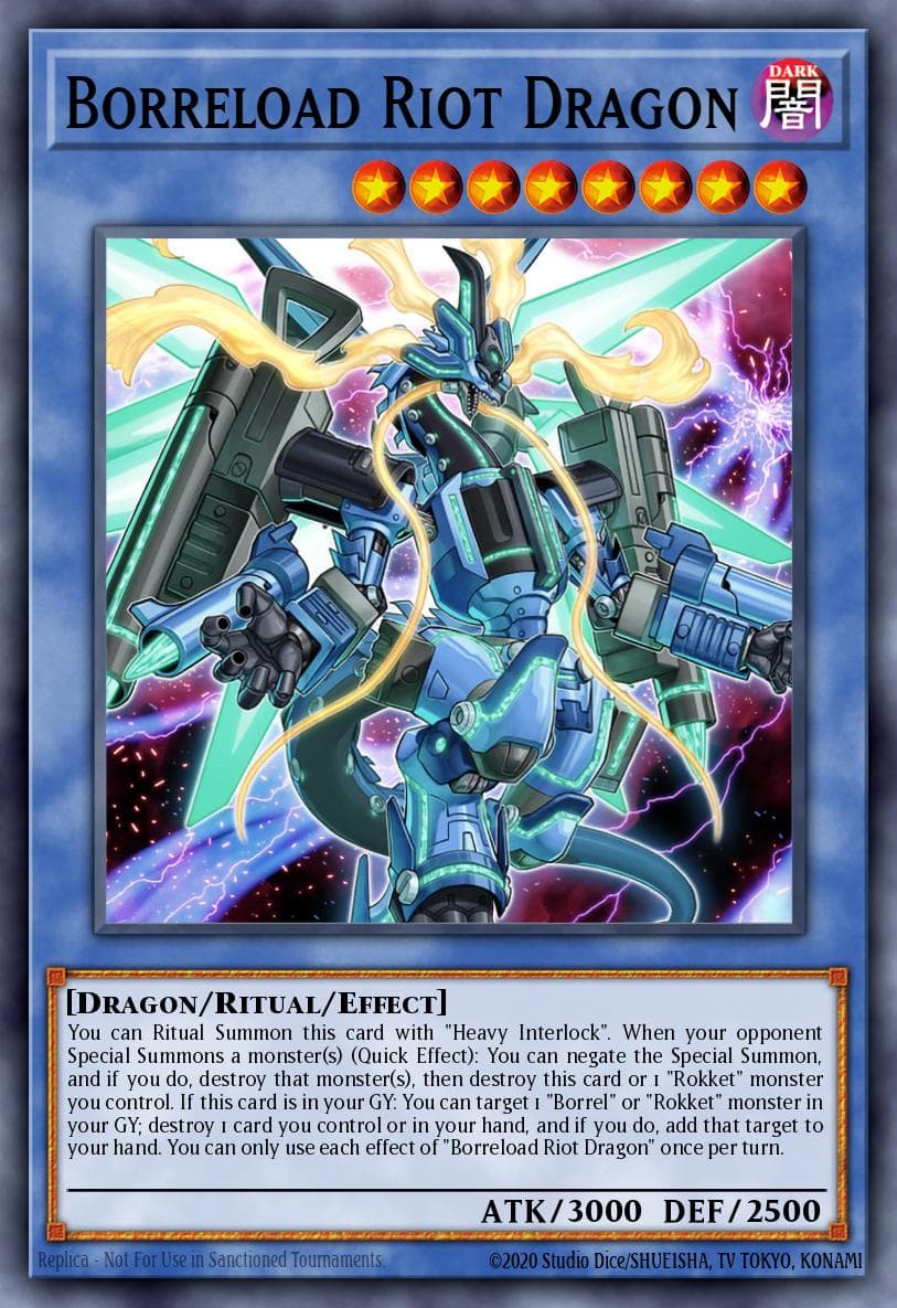 Borreload Riot Dragon Burst of Destiny card