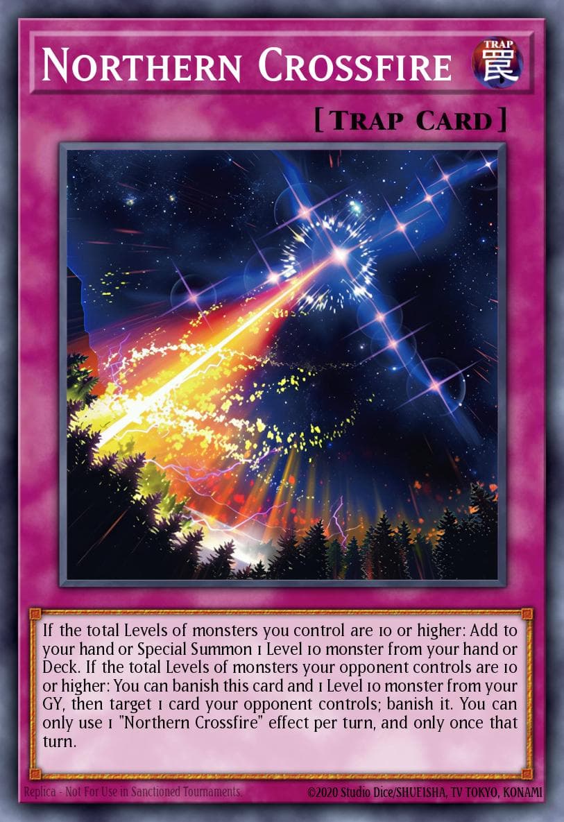 Northern Crossfire Blazing Dominion card