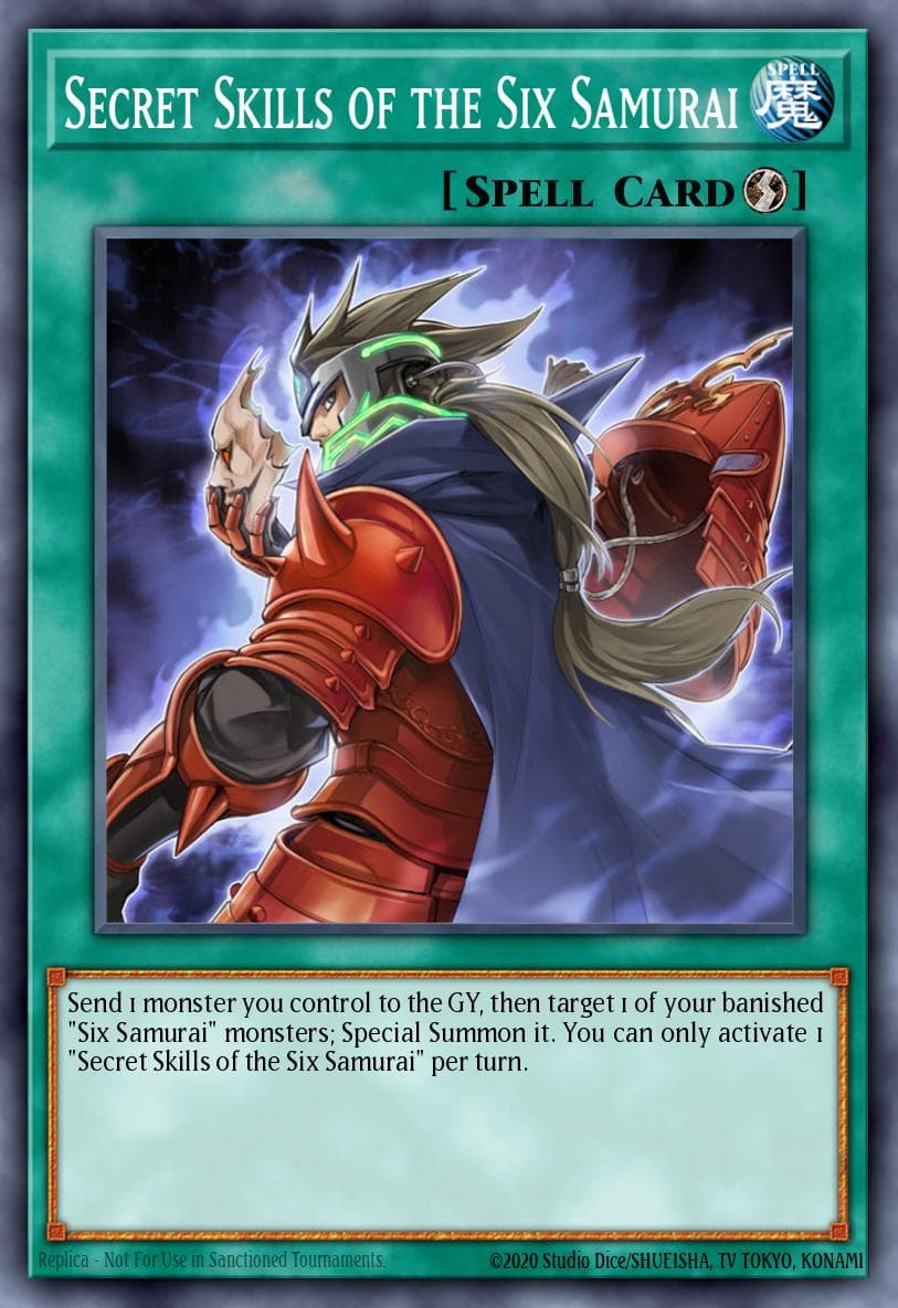 Secret Skills of the Six Samurai Spirit Warriors card