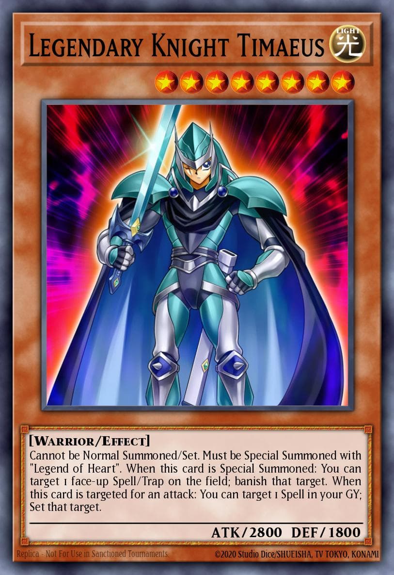 Legendary Knight Timaeus Dragons of Legend: The Complete Series card