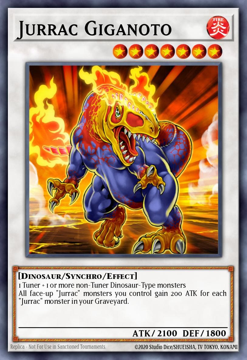 Jurrac Giganoto Battles of Legend: Monster Mayhem card