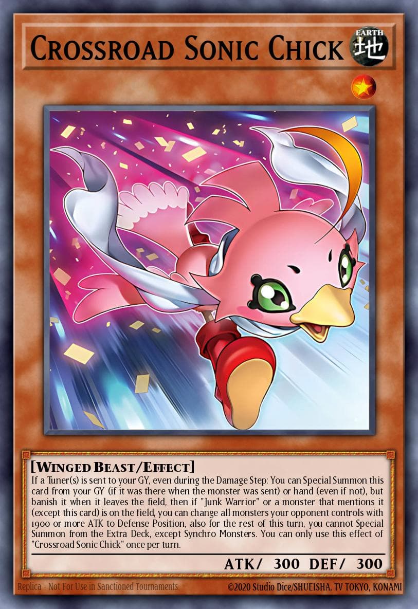 Crossroad Sonic Chick Legendary 5D's Decks card