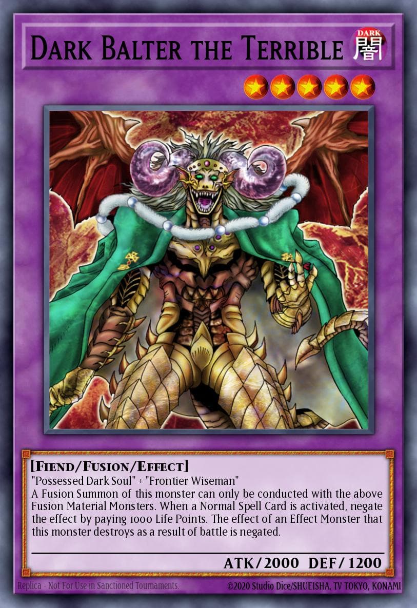 Dark Balter the Terrible 遊戲王 card
