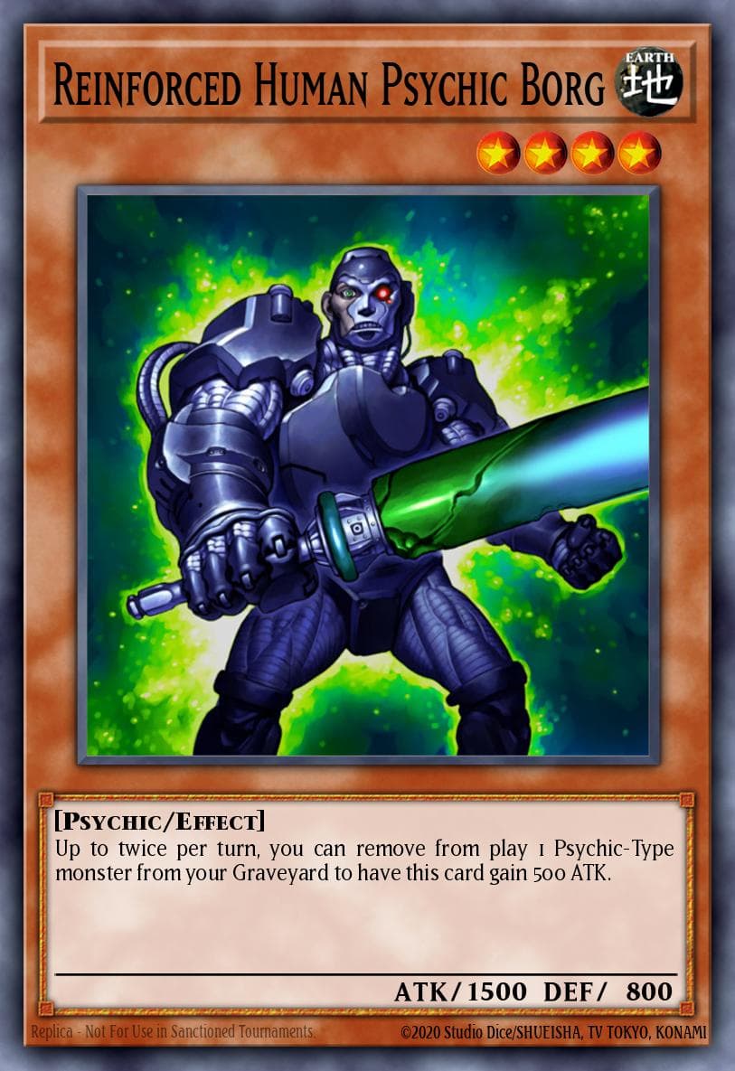 Reinforced Human Psychic Borg Raging Battle: Special Edition card