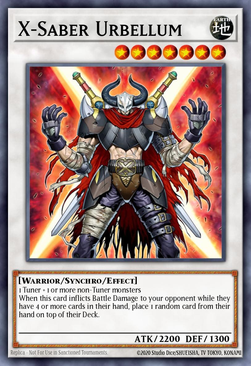 X-Saber Urbellum Starter Deck: Yu-Gi-Oh! 5D's 2009 card