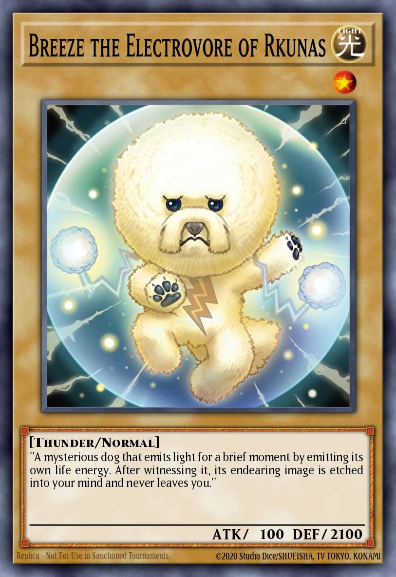 Breeze the Electrovore of Rkunas 游戏王 card