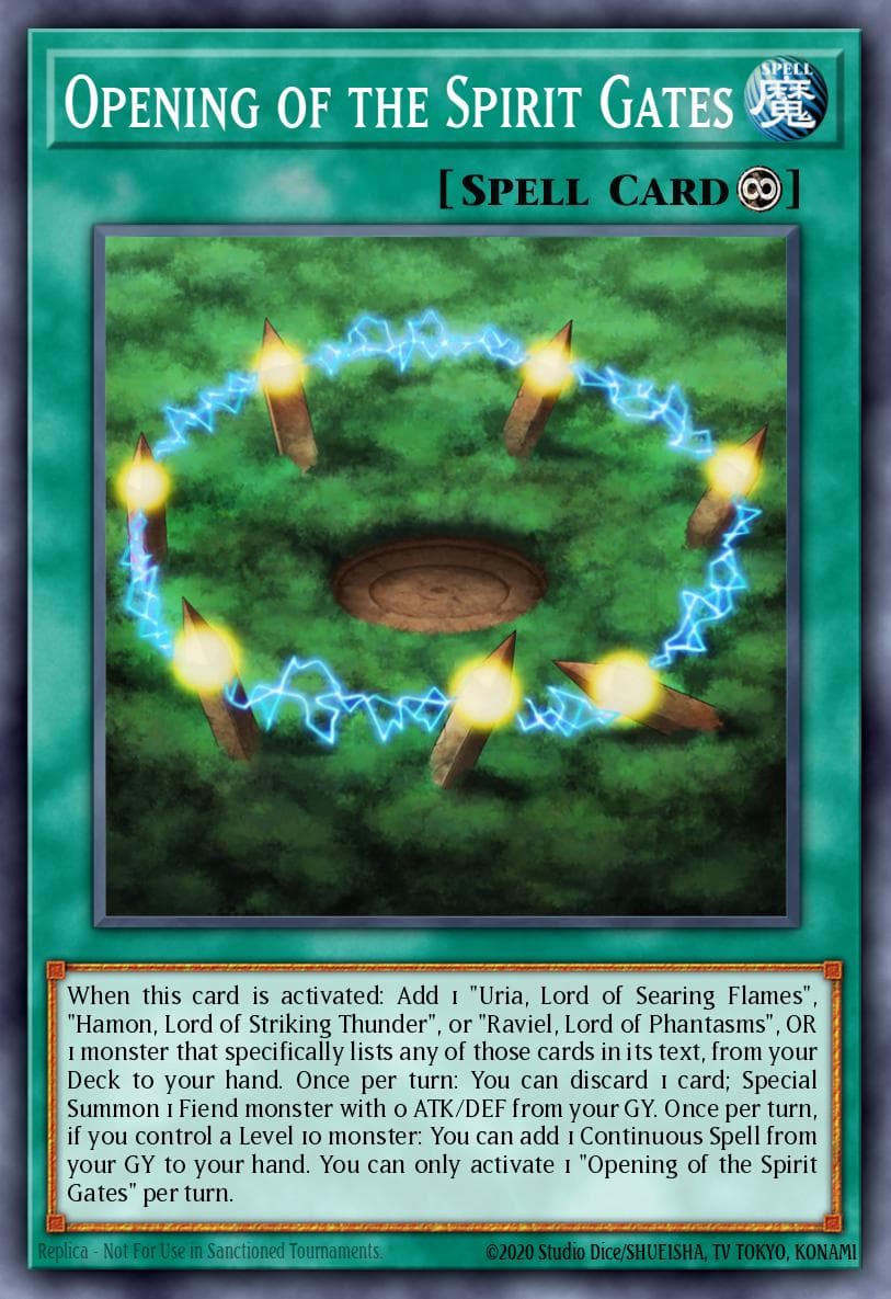 Opening of the Spirit Gates 2021 Tin of Ancient Battles card