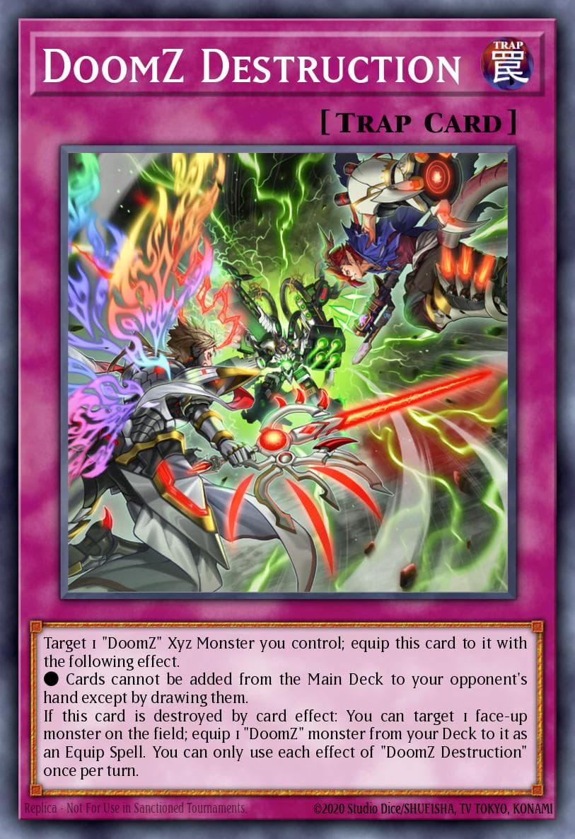 DoomZ Destruction Doom of Dimensions card